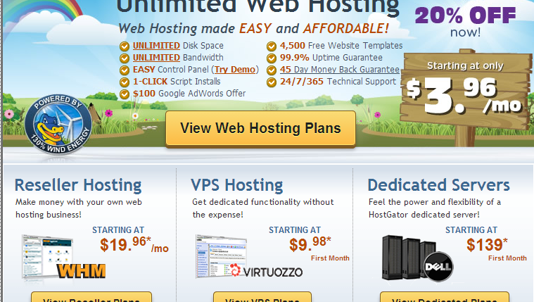 hostgator signup